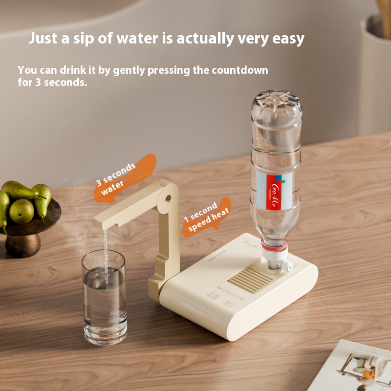 Folded instant hot water dispenser